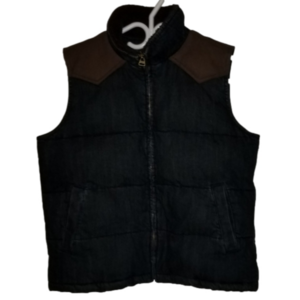 Ralph Lauren Lauren Jeans Company Jean Jacket Style Puffer Vest Size L